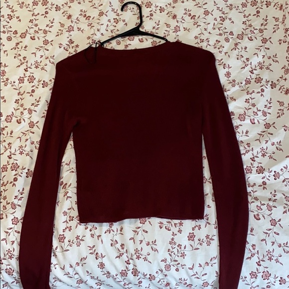 burgundy sweater from H&M - Picture 2 of 2